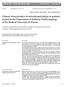 Clinical characteristics of antrochoanal polyps in patients. treated in the Department of Pediatric Otolaryngology of the Medical University of Warsaw