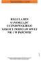 REGULAMIN SAMORZĄDU UCZNIOWSKIEGO SZKOŁY PODSTAWOWEJ NR 1 W PSZOWIE