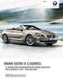 BMW SERII CABRIO. Z PAKIETEM SERWISOWYM BMW SERVICE INCLUSIVE LAT / KM.