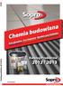 Chemia budowlana 2012 / Katalog Produktów. Prace glazurnicze Prace budowlane Ogrodowe prace budowlane. Katalog produktów 2012/2013