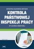 KATARZYNA CZAJKOWSKA-MATOSIUK KONTROLA PAŃSTWOWEJ INSPEKCJI PRACY W PLACÓWCE OŚWIATOWEJ ISBN