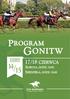 PROGRAM ROGRAM GONITW ONITW DZIEŃ 17/ 17/ CZERWC CZER A WC 14 SOBOTA, GODZ. 15:00 OT /15 NIEDZIELA, GODZ. 15:00