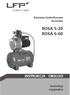 Zestawy hydroforowe domowe ROSA 5-20 ROSA Instrukcja oryginalna
