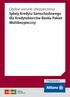 Ogólne warunki ubezpieczenia Spłaty Kredytu Samochodowego dla Kredytobiorców Banku Pakiet Multibezpieczny
