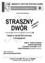 JM Rektor prof. dr hab. Klaudiusz Baran. Koncert Katedry Wokalistyki STRASZNY DWÓR. Opera w wersji koncertowej z fortepianem