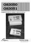 OS3050 OS3051. Instrukcja obsługi. Urządzenie steruące do instalacji z odwróconą osmozą. Wersja oprogramowania 3.04