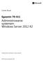 Administrowanie systemem Windows Server 2012 R2