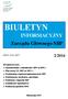 BIULETYN. INFORMACYJNY Zarządu Głównego SBP 1/2012 ISSN: W numerze m.in.: W numerze m.in.: