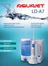 LD-A7. Oral Dental Irrigator AQUAJET LD-A7 User Instruction. Ирригатор полости рта AQUAJET LD-A7 Руководство по эксплуатации