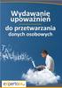 Wydawanie upoważnień do przetwarzania danych osobowych 1