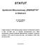STATUT. Spółdzielni Mieszkaniowej ENERGETYK w Gliwicach GLIWICE ul. Opolska 7