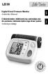LD30. Digital Blood Pressure Monitor Instruction Manual