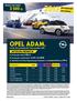 OPEL ADAM ZŁ AKTUALNA PROMOCJA WYPRZEDAŻ PROMOCYJNY RABAT. Cennik. Rok produkcji 2017 / Rok modelowy 2018.