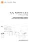 CAD Kuchnie v. 6.0 Instrukcja obsługi