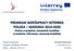 PROGRAM WSPÓŁPRACY INTERREG POLSKA SAKSONIA Zmiany w projekcie, stosowanie ryczałtów w projekcie, informacja i promocja projektów