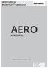 INSTRUKCJA MONTAŻU I OBSŁUGI AERO AEROVITAL. Nawiewnik ścienny z odzyskiem ciepła. Window systems Door systems Comfort systems