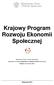 Krajowy Program Rozwoju Ekonomii Społecznej