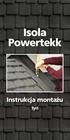 Isola Powertekk. Instrukcja montażu. Tyri