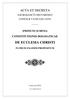 ACTA ET DECRETA SACROSANCTI OECUMENICI CONCILII VATICANI (1870) [PRIMUM] SCHEMA CONSTITUTIONIS DOGMATICAE DE ECCLESIA CHRISTI