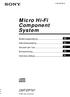 Micro Hi-Fi Component System