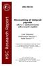 HSC Research Report. Discounting of delayed payoffs (Rzecz o dyskontowaniu odroczonych wypłat) HSC/09/01