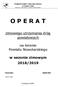 POWIATOWY ZARZĄD DRÓG w Nowym Targu JEDNOSTKA ORGANIZACYJNA POWIATU NOWOTARSKIEGO O P E R A T. zimowego utrzymania dróg powiatowych