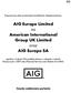 AIG Europe Limited na American International Group UK Limited. oraz AIG Europe SA