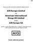 AIG Europe Limited na American International Group UK Limited. oraz AIG Europe SA