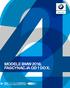 Radość z jazdy MODELE BMW FASCYNACJA OD 1 DO X. BMW EFFICIENTDYNAMICS. MNIEJSZA EMISJA. WIĘKSZA RADOŚĆ Z JAZDY.