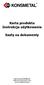 Karta produktu Instrukcja użytkowania. Szafy na dokumenty. Dział Serwisu KONSMETAL: telefon: (pn-pt 8-16) mail:
