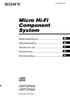 Micro Hi-Fi Component System