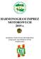 HARMONOGRAM IMPREZ MOTOROWYCH 2019 r. KOMISJA TURYSTYKI MOTOROWEJ ZARZĄDU GŁÓWNEGO PTTK WARSZAWA