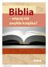 Biblia więcej niż zwykła książka?