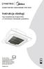 Instrukcja obsługi. Typ kasetonowy Super-Slim, z 4-stronnym nawiewem powietrza KLIMATYZATORY KASETONOWE TYPU SPLIT