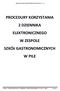 PROCEDURY KORZYSTANIA Z DZIENNIKA ELEKTRONICZNEGO W ZESPOLE SZKÓŁ GASTRONOMICZNYCH W PILE