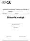 Wydział... Dziennik praktyk. ... imię i nazwisko Praktykanta. ... numer albumu