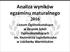 Analiza wyników egzaminu maturalnego. Liceum Ogólnokształcące w Zespole Szkół Ogólnokształcących im. Kazimierza Jagiellończyka w Lidzbarku Warmińskim