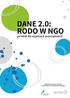 DANE2.0: RODOWNGO. poradnik dla organizacji pozarządowych. współfinansowane z budżetu Województwa Zachodniopomorskiego