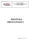 POLITYKA PRYWATNOŚCI. DELTA - TECHNIKA Lublin ul. Stanisława Lema 26 NIP Obowiązuje od r.