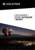 LEDLENSER SERIE OUTDOOR i SPORT