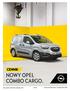 CENNIK NOWY OPEL COMBO CARGO. opel.pl. Cennik nr 01/2018 z dnia 11 września 2018, OPPL. Rok produkcji 2018 / Rok modelowy 2019