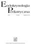 POLSKIE TOWARZYSTWO ENDOKRYNOLOGII DZIECIĘCEJ