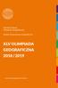 Komitet Główny Olimpiady Geograficznej. Polskie Towarzystwo Geograficzne XLV OLIMPIADA GEOGRAFICZNA 2018 /