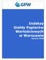 Indeksy Giełdy Papierów Wartościowych w Warszawie