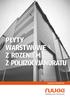 PŁYTY WARSTWOWE Z RDZENIEM Z POLIIZOCYJANURATU