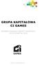 GRUPA KAPITAŁOWA CI GAMES