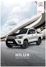 HILUX SPECYFIKACJA 2018