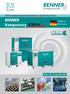 100% bezolejowe sprężone powietrze w najczystszej postaci. RENNER Kompresory. Made in Germany. Moc: od 1,5 do 30,0 kw