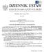 DZIENNIK USTAW RZECZYPOSPOLITEJ POLSKIEJ. Warszawa, dnia 24 maja 2018 r. Poz MARSZAŁKA SEJMU RZECZYPOSPOLITEJ POLSKIEJ z dnia 9 maja 2018 r.