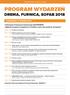 PROGRAM DREMA / FURNICA / SOFAB PROGRAM WYDARZEŃ DREMA, FURNICA, SOFAB 2018